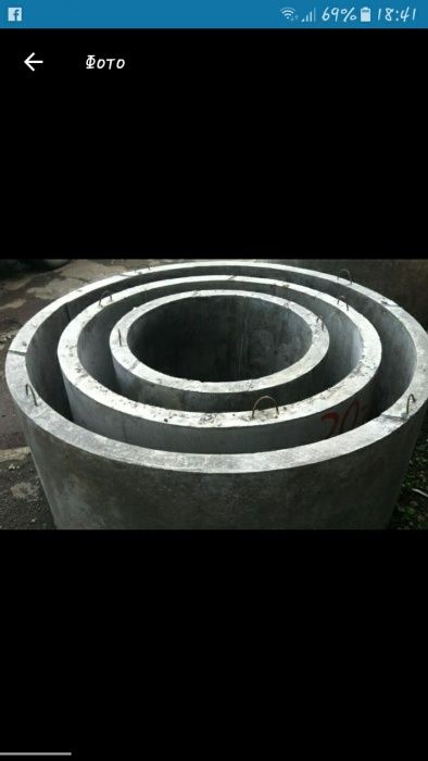 Кольца для воды и канализации 1.1,5.2 метра доставка и установка копка