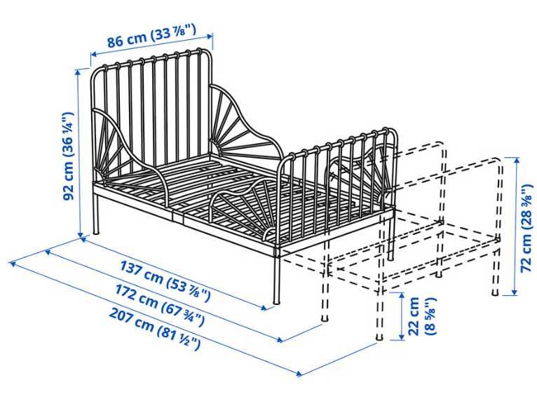 Łóżko dziecięce ikea minnen