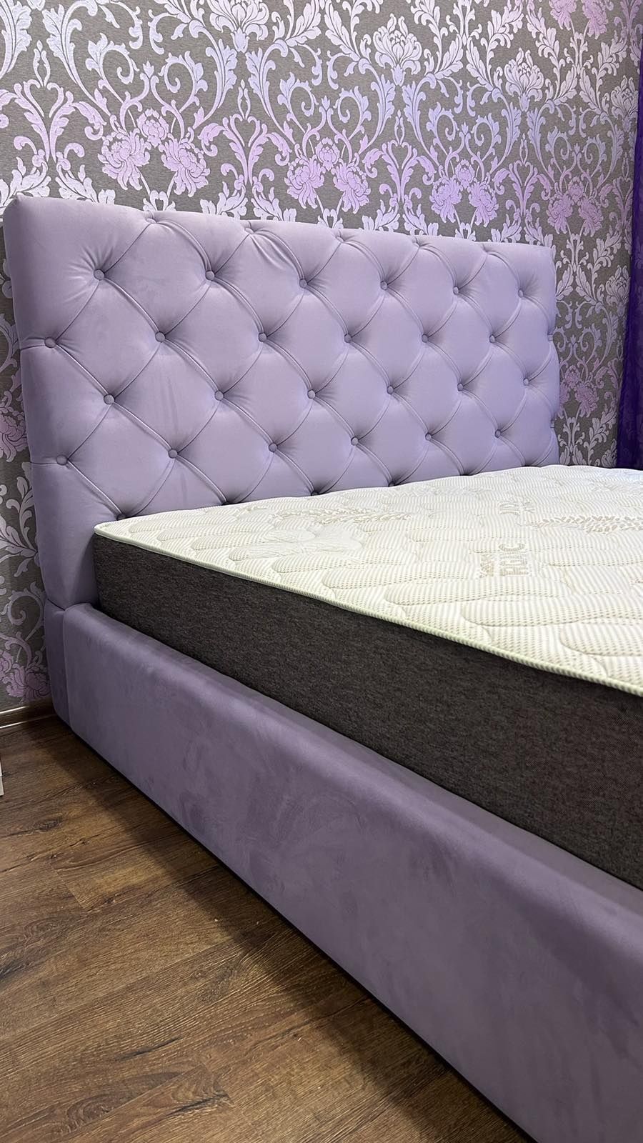 Мяке ліжко 160×200 з механізмом Кровать с мягким изголовьем