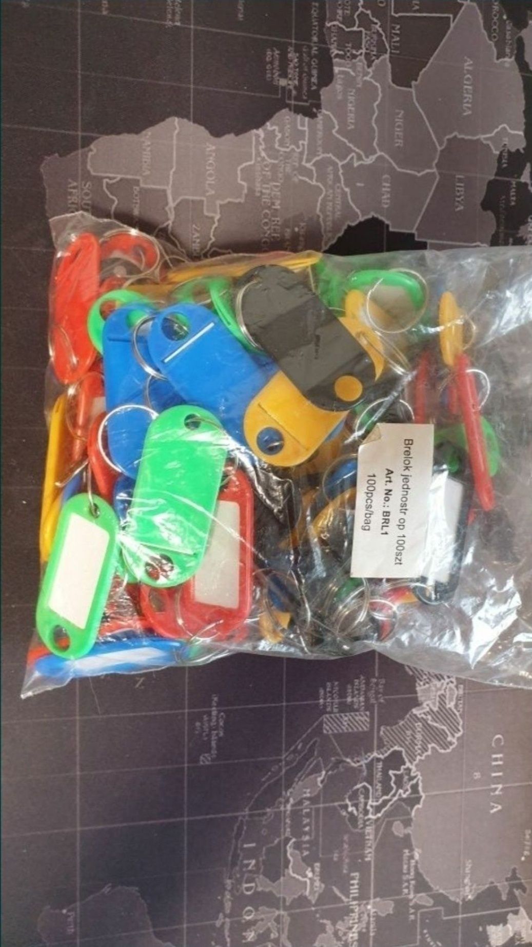 Zawieszka do kluczy identyfikator brelok 15szt
