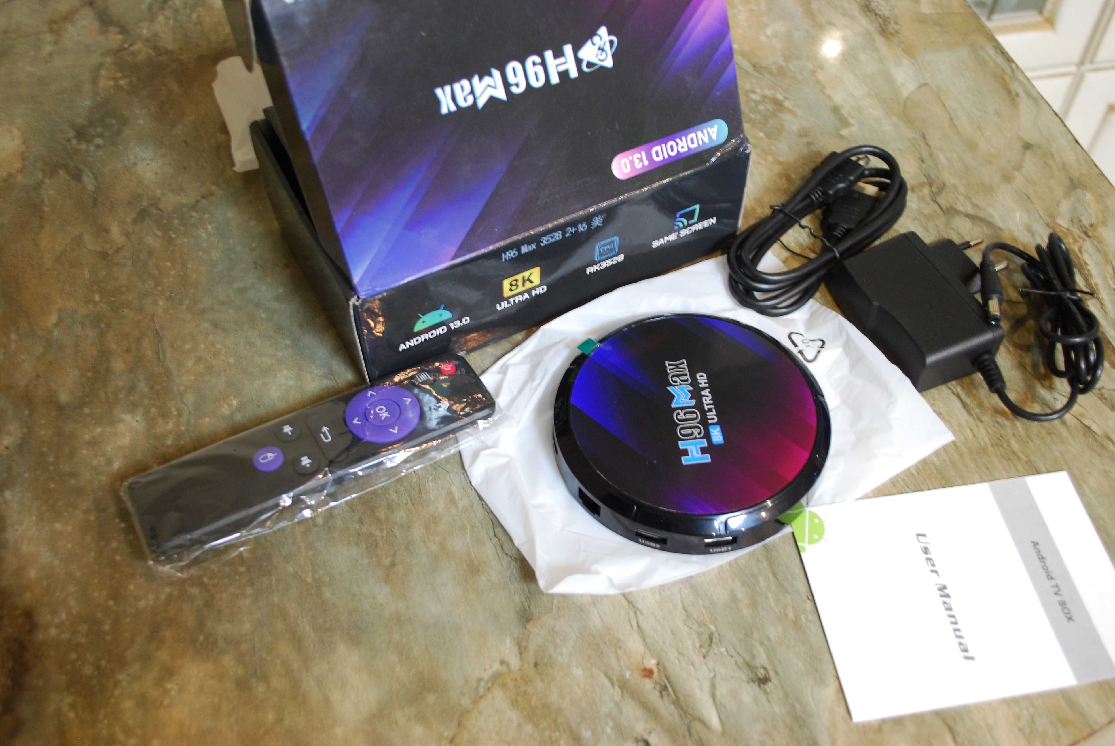 ТВ приставка H96 Max RK3528 Android 13.0