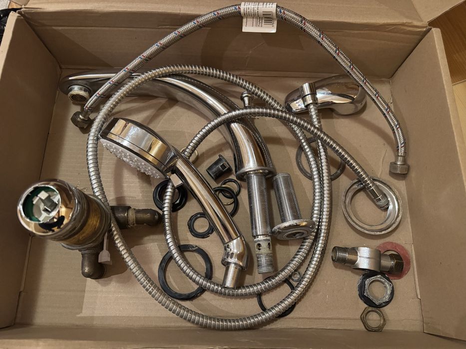 Bateria wannowa 3-otworowa Kludi (do czyszczenia lub naprawy)