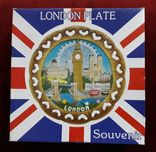 Londres: Prato Decorarivo em Cerâmica, novo na embalagem