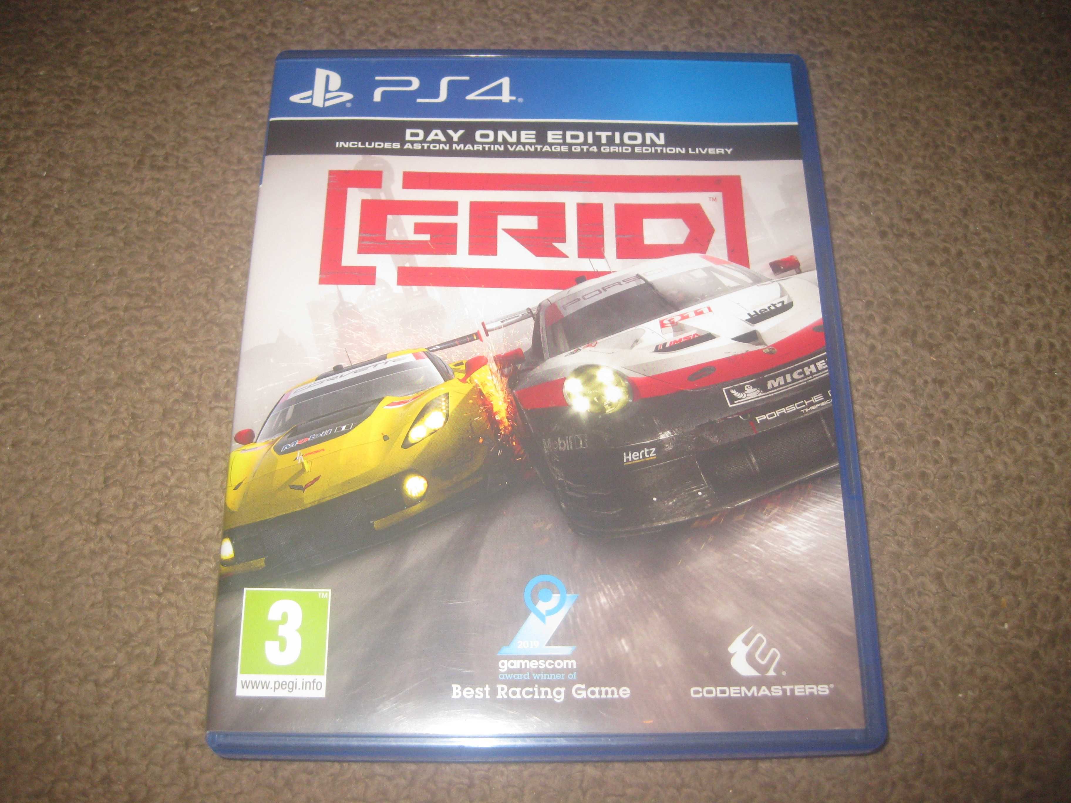 Jogo "Grid: Day One Edition" para a Playstation 4/Impecável!