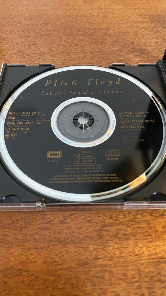Pink Floyd Album “Delicated Sound of Thunder” LIVE