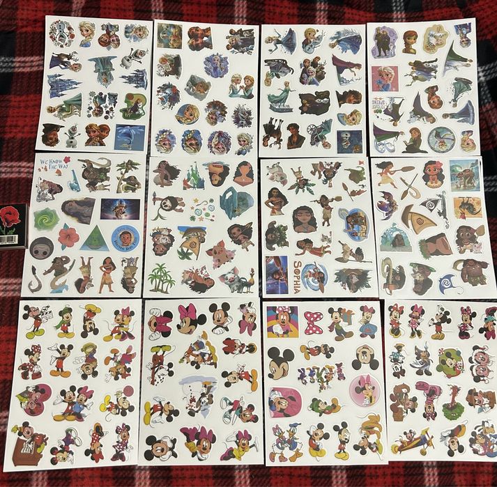 Набір наклейок  Bratz, монстрів, драконів, поштові готичні листівки