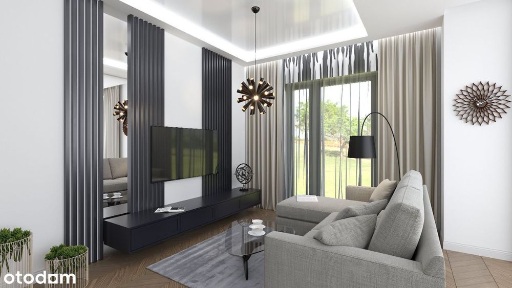 Dom z ogrodem/ogrzewanie podłogowe/pompa ciepła