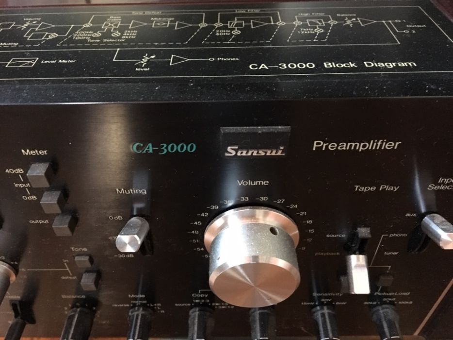 Pré amplificador Sansui CA-3000