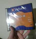 GRÁTIS DVD-R Verbatim novo