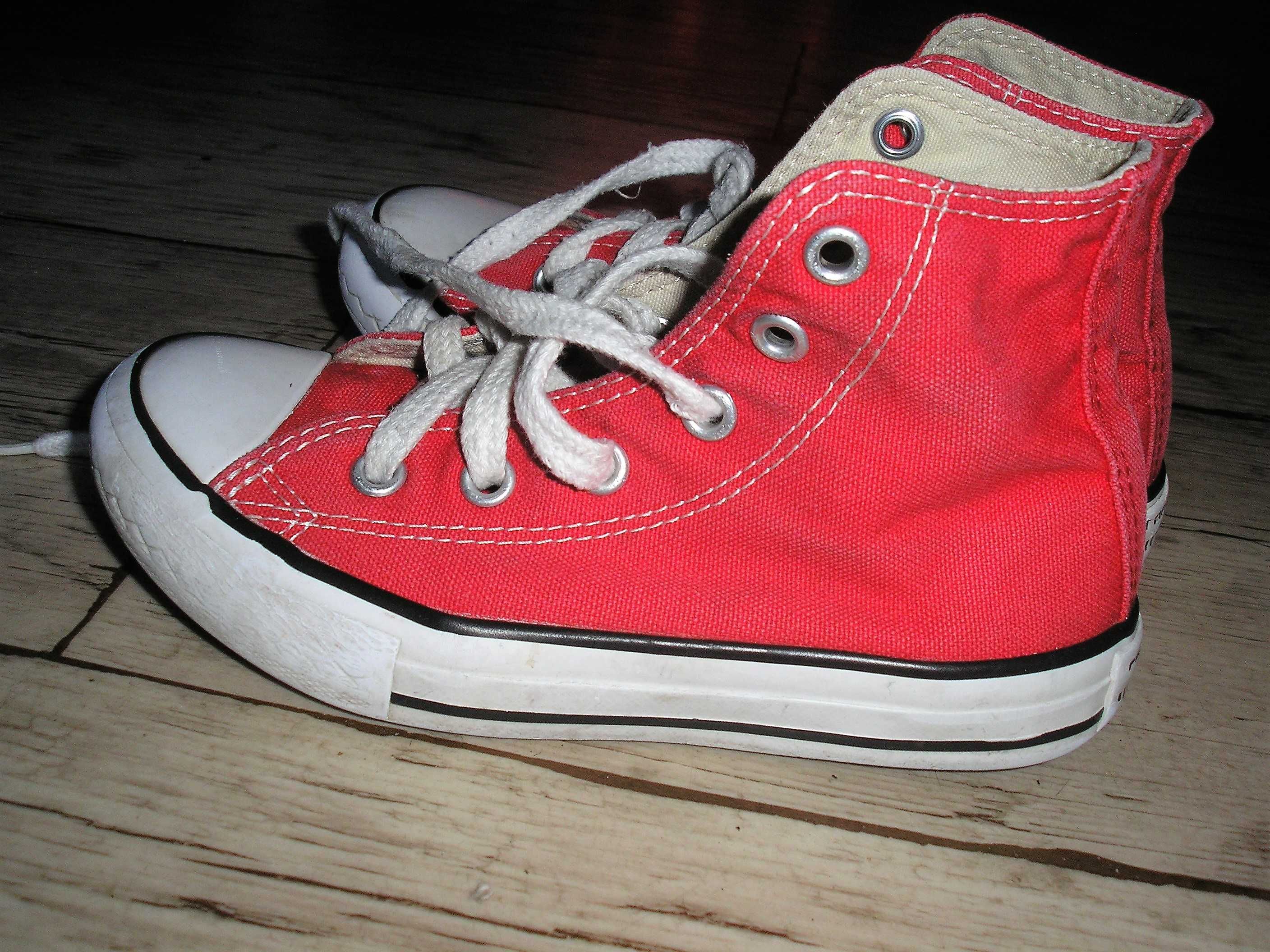 trampki Converse czerwone oryginalne rozm 28,5 wkładka 18,5 cm