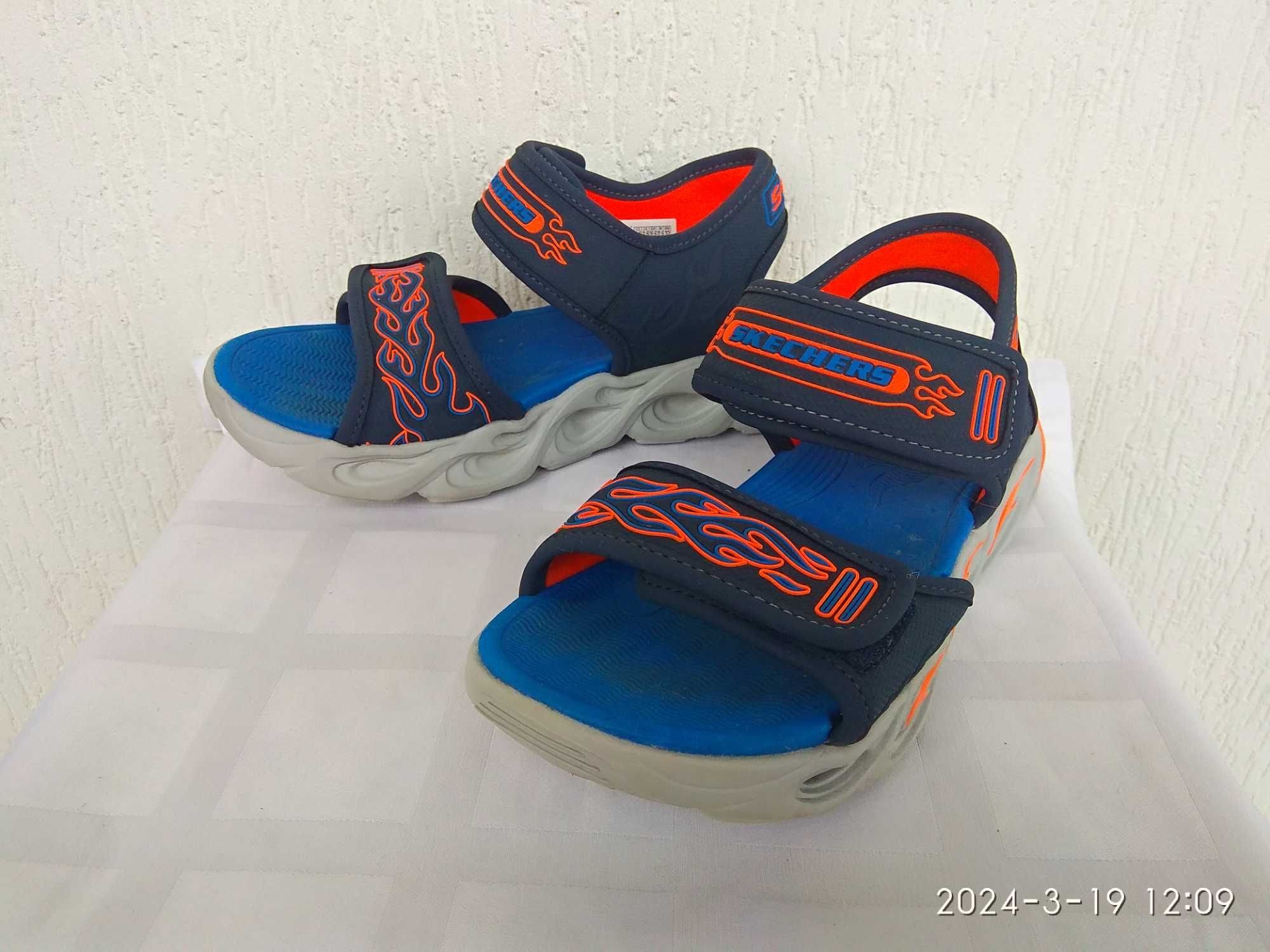 Босоножки светящие Skechers light р.36