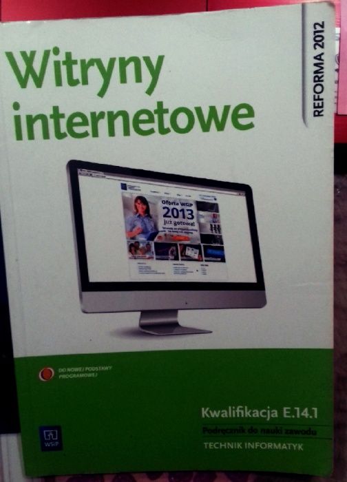 Witryny internetowe Kwalifikacja E.14.1, podręcznik