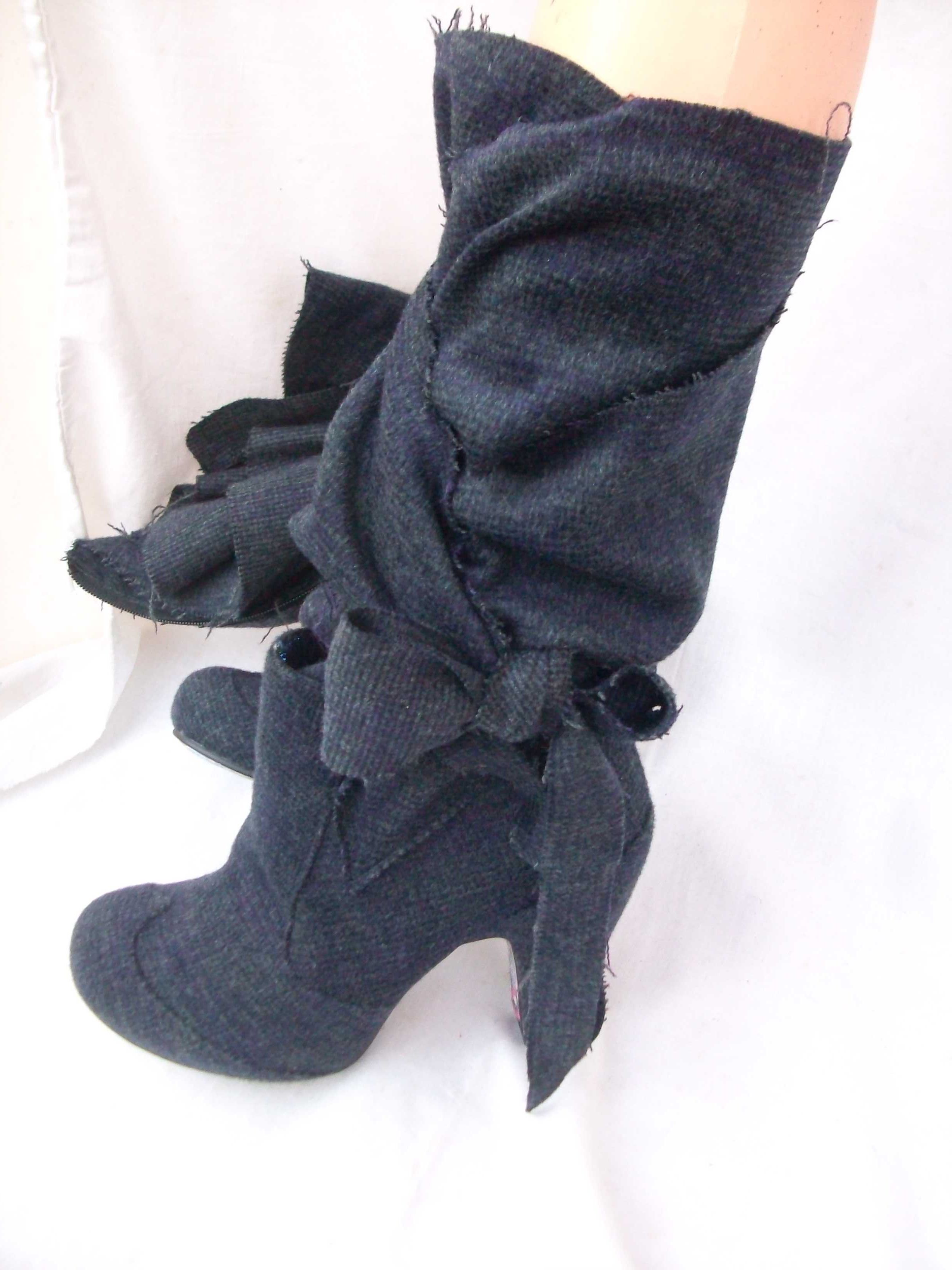 Irregular Choice jeansowe botki 37