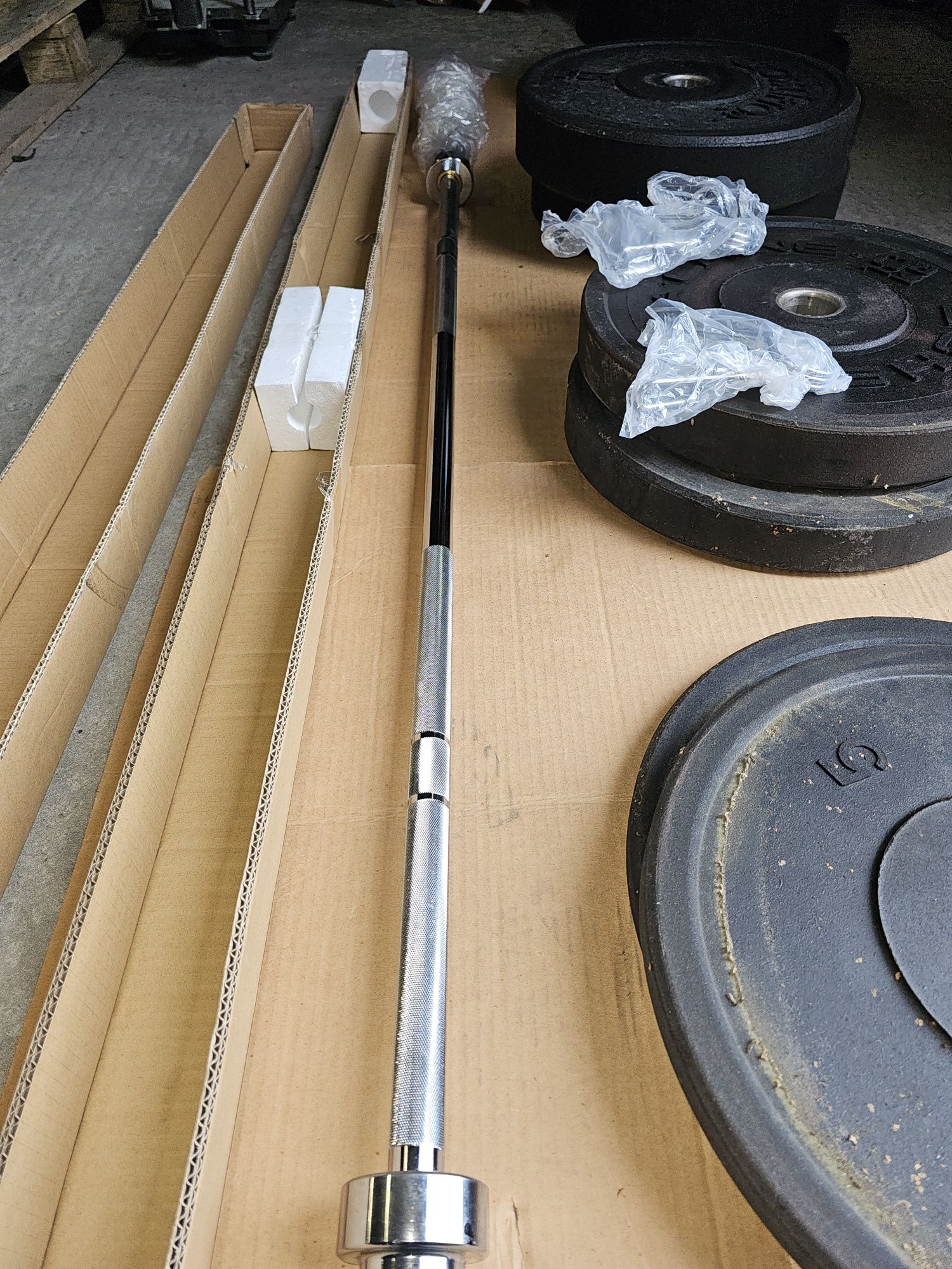 Zestaw olimpijski Gryf + 100kg obciążenia promocja