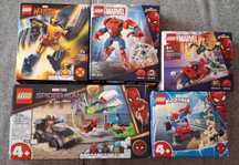 LEGO MARVEL Spider-Man Anti-Venom Mysterio Sandman  Wolverine Zestaw