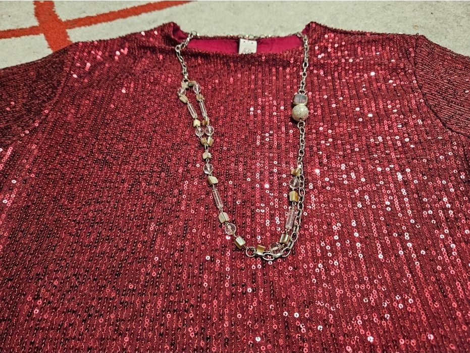 Vestido brilhantes bordeaux (TU) New Collection - novo (oferta fio)

V