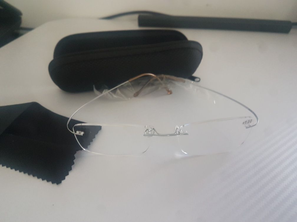 Do kolekcji - okulary korekcyjne - cienkie pręciki +1.0 - nowe9