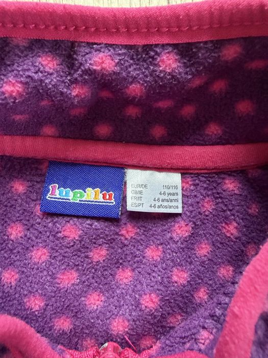 Bluza polarowa dziewczęca Lupilu rozm.110/116