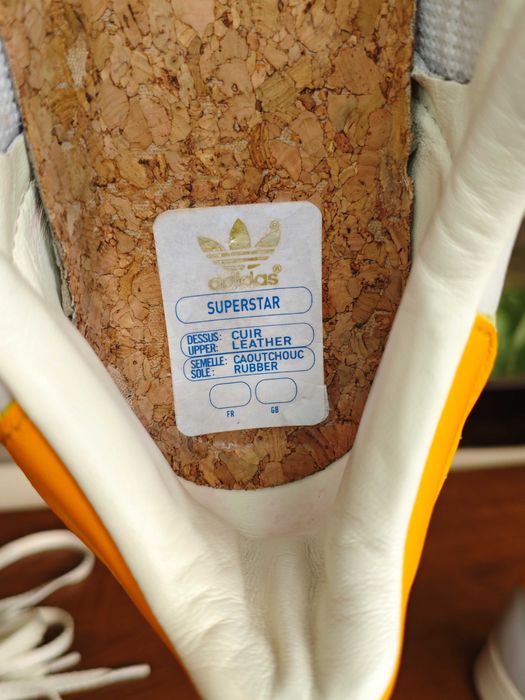 Adidas Originals Superstar "Off White Collegiate Gold" 40.5 рр 25.5 см