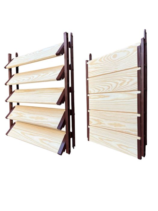 Uchwyt antracyt żaluzje drewniane ruchome deseczki tarasowe producent