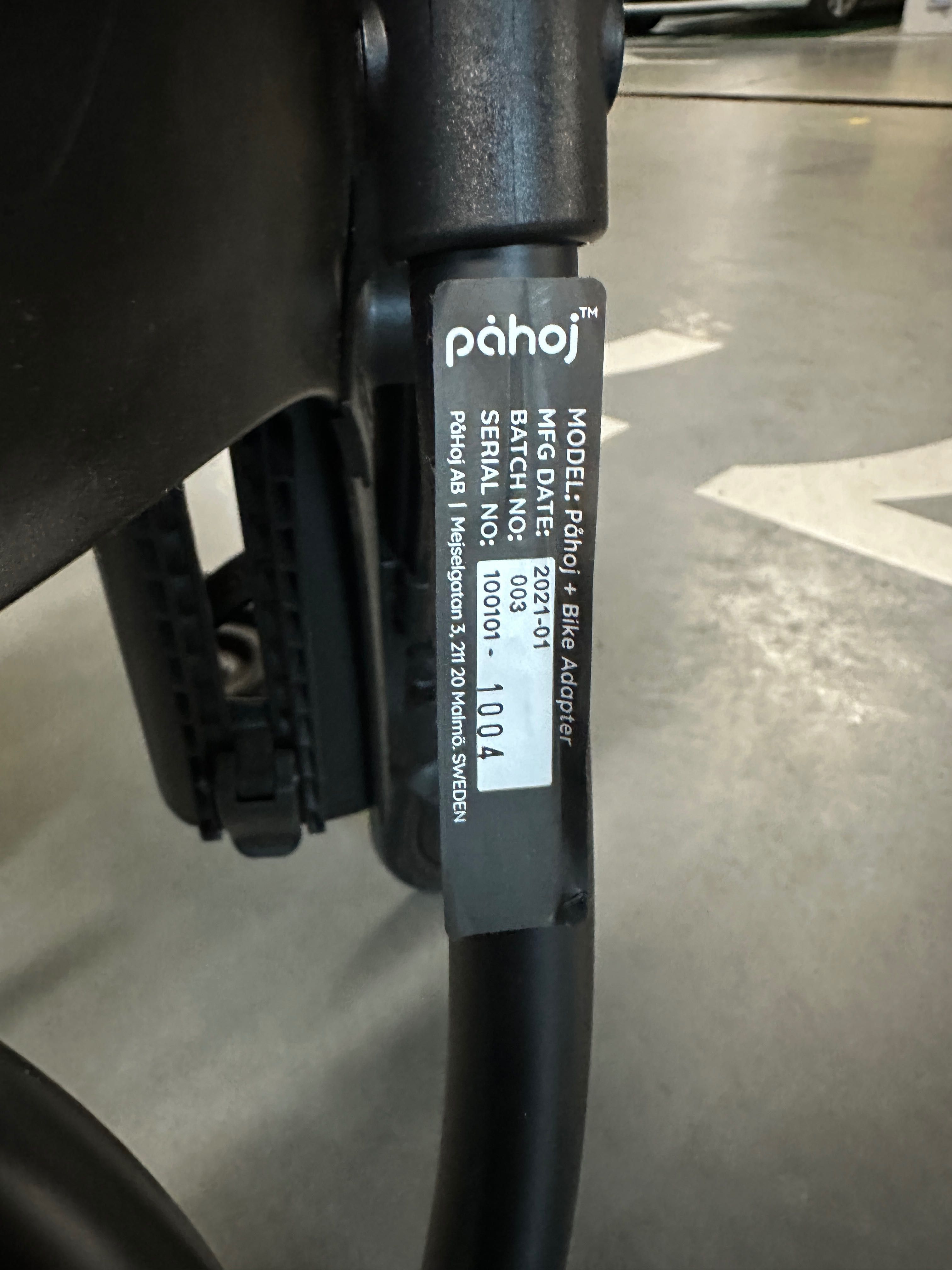 PaHoj fotelik rowerowy wózek spacerowy 2w1