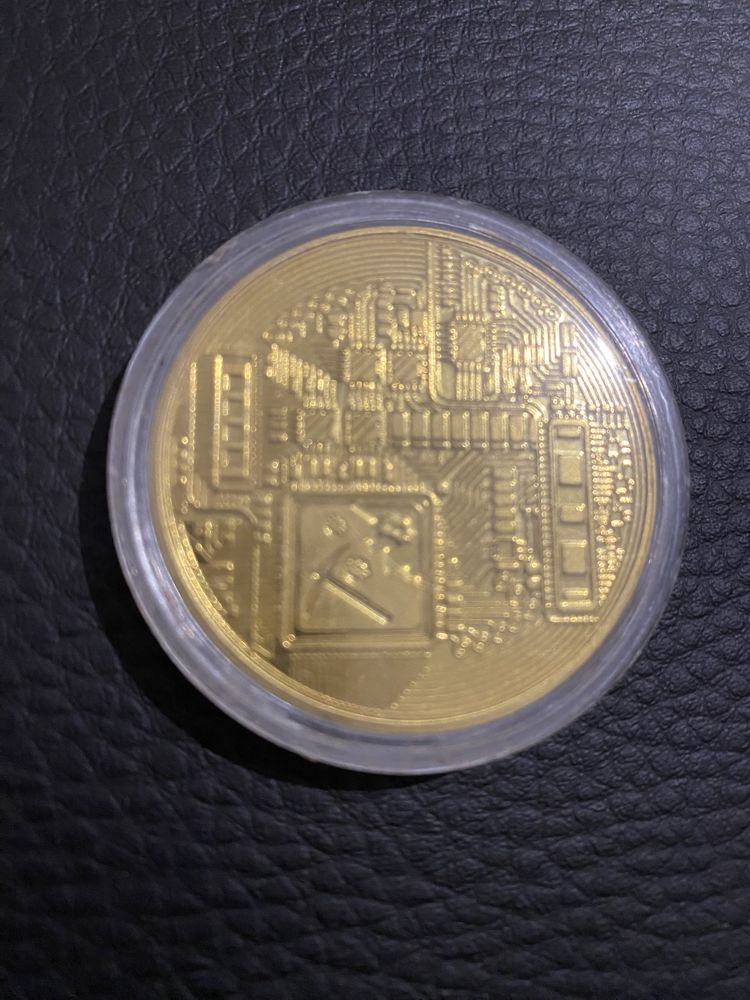 Биткоин монета сувенирная