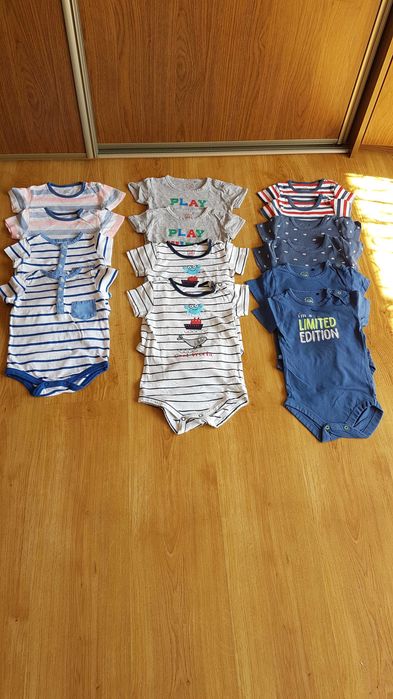 Body dziecięce z krótkim rękawem- bliźniaki