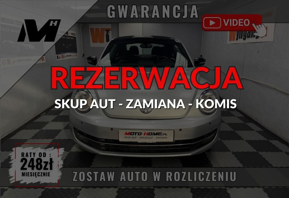 Volkswagen Beetle 2.0 Turbo, bezkluczykowy dostęp, szyber GWARANCJA