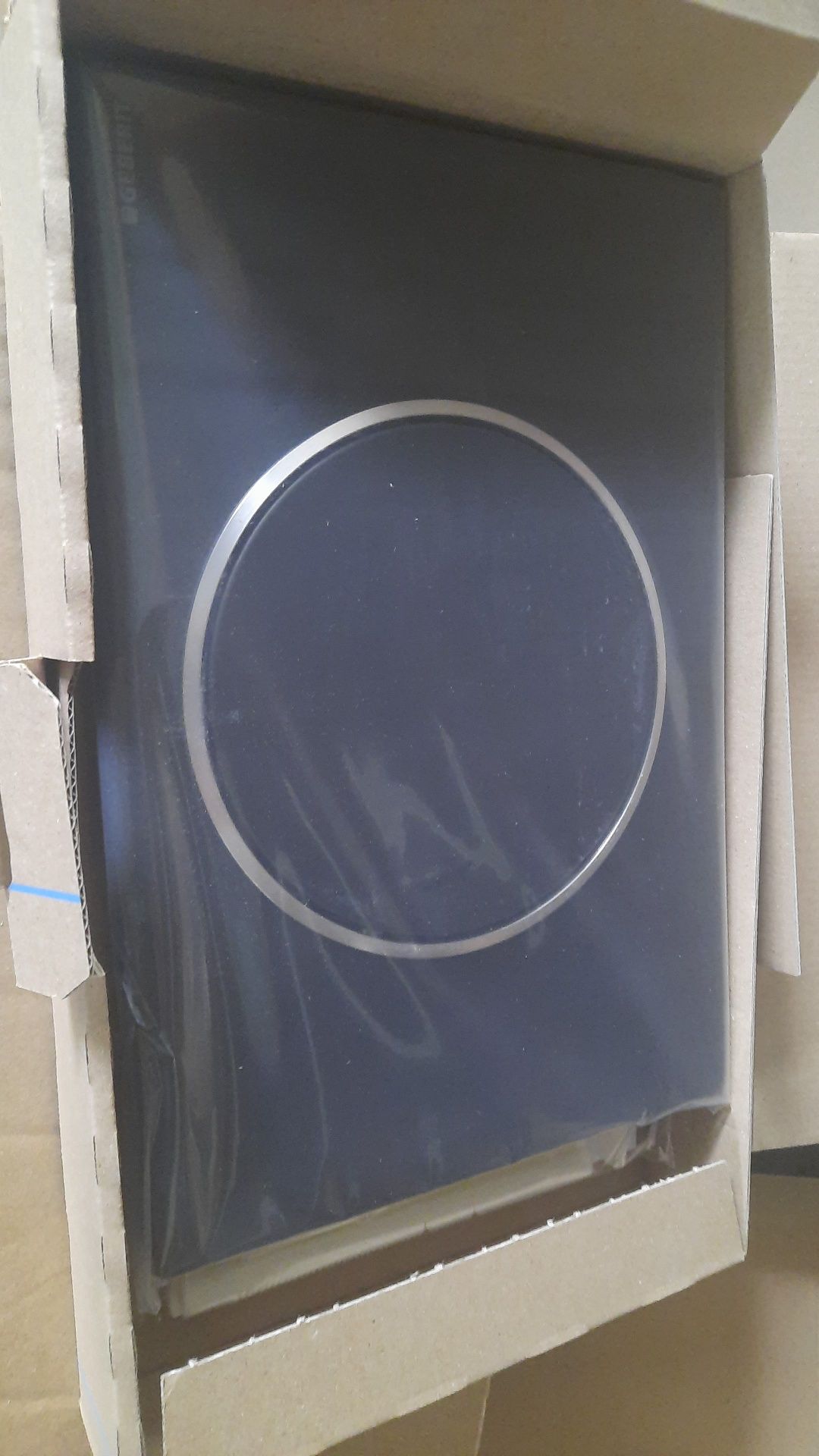 Placa descarga preta Sigma10 da Geberit