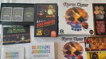 Pakiet 4 gier  : odjechane jednorożne, boss monster, morze chmur, gang