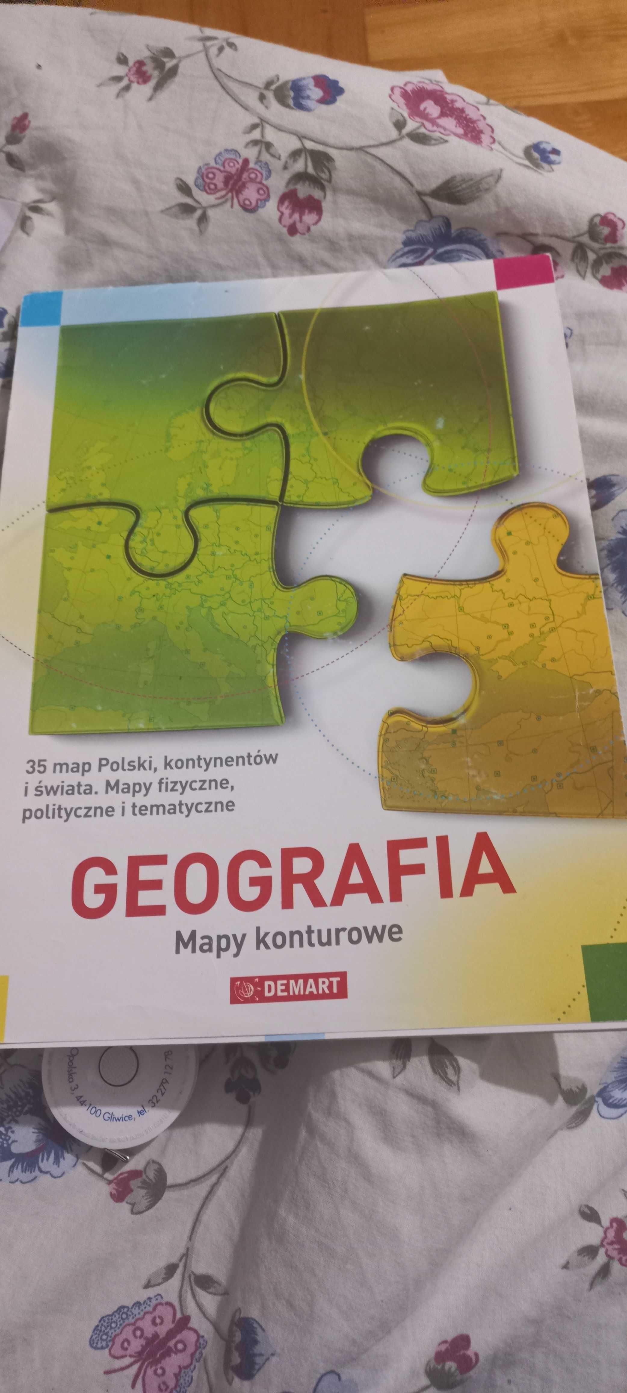 Mapy konturowe geografia