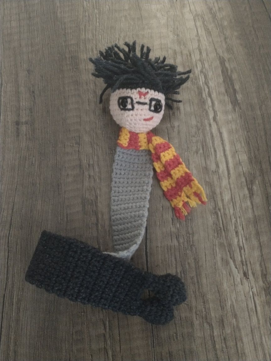 Harry Potter zakładka do książki na szydełku