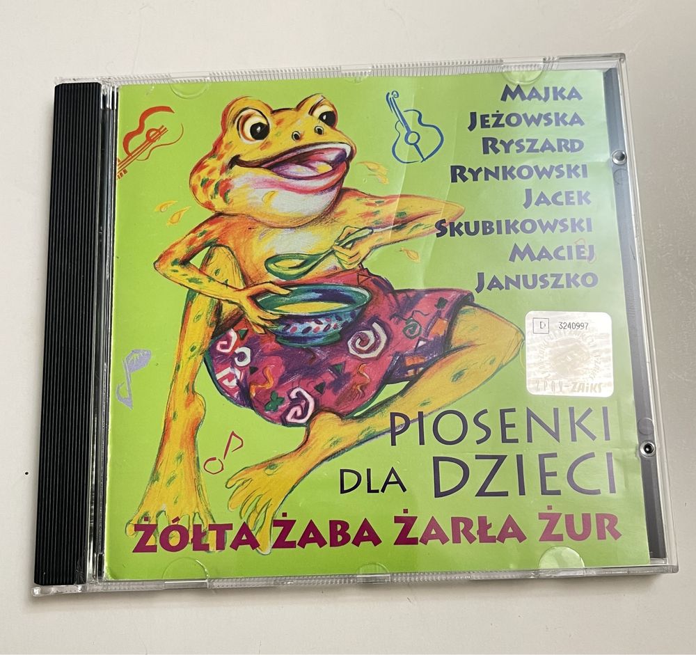 Żółta żaba żarła żur piosenki dla dzieci Skubikowski Januszko… cd