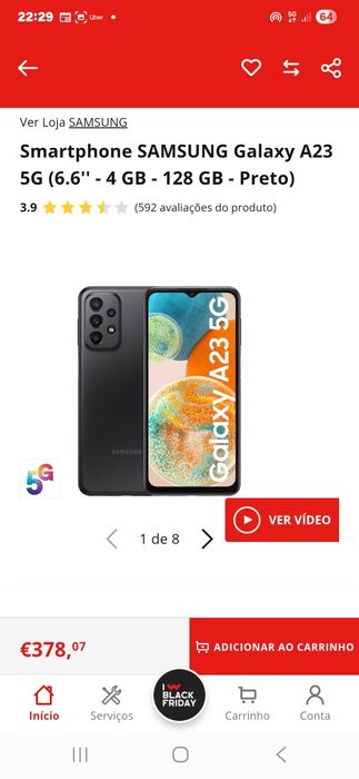 Samsung a23 128 gigas