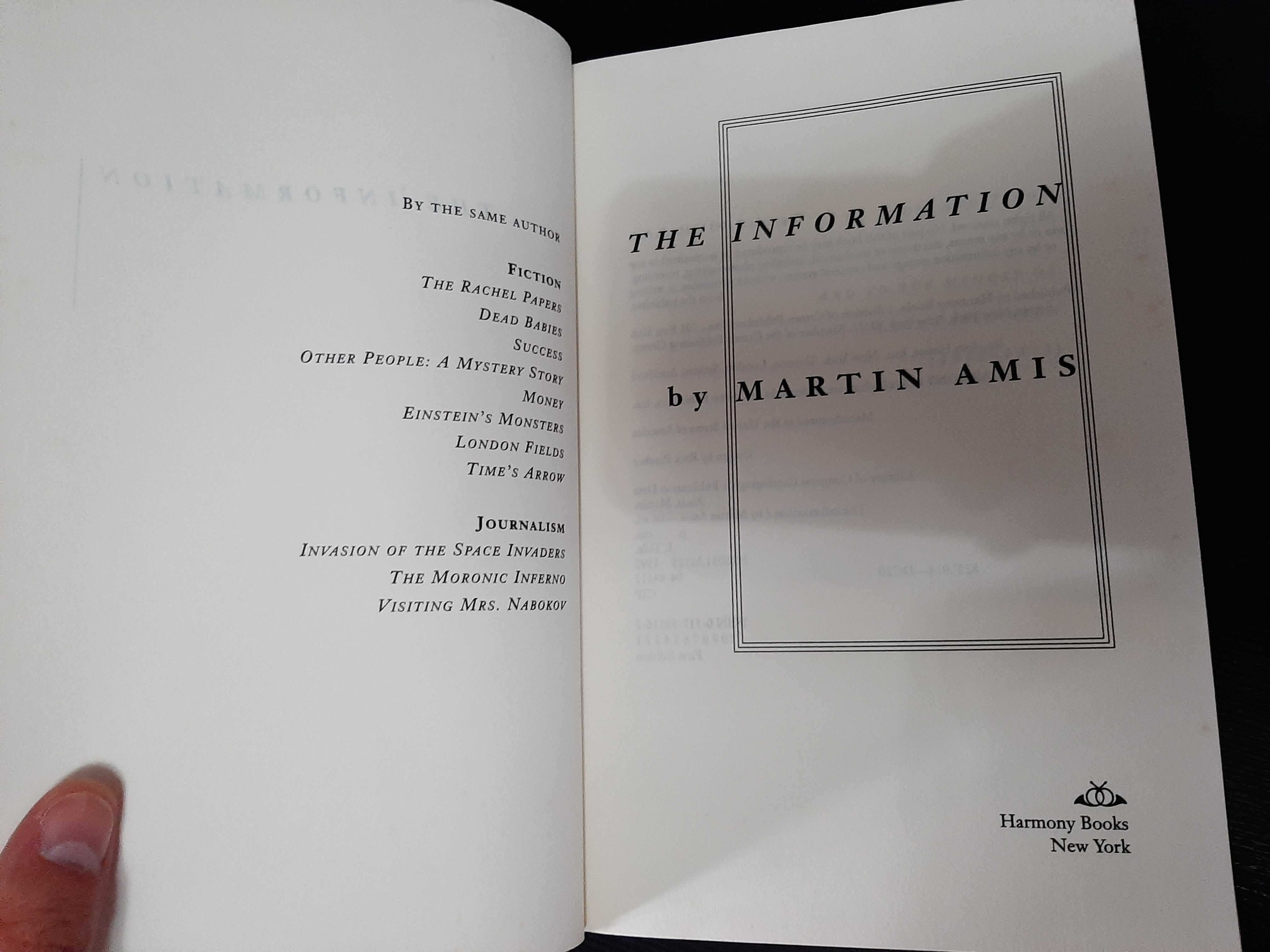 Martin Amis – The Information