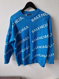 Sweter bawełniany oversize Balenciaga rozmiar M