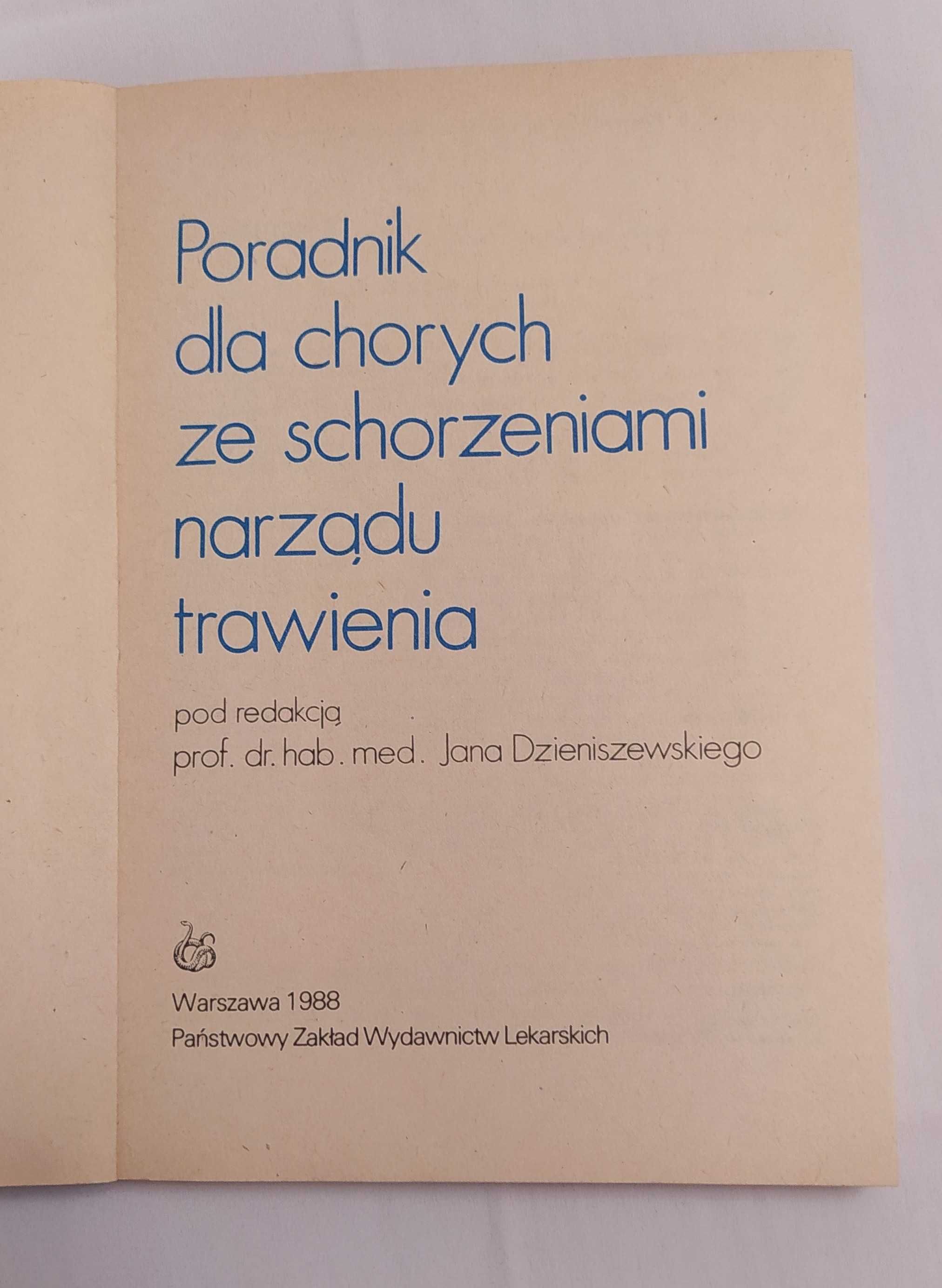 PORADNIK dla chorych ze schorzeniami narządu trawienia