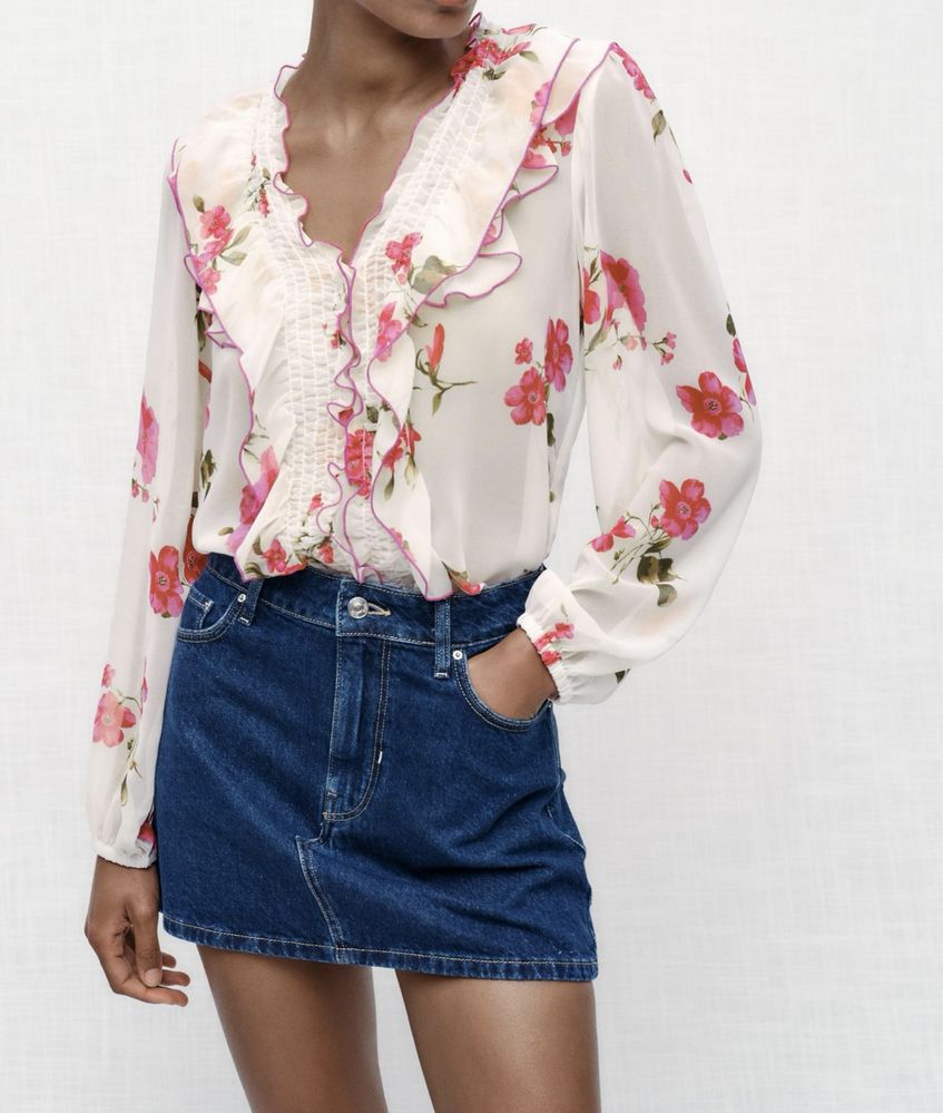 Юбка Zara джинсовая