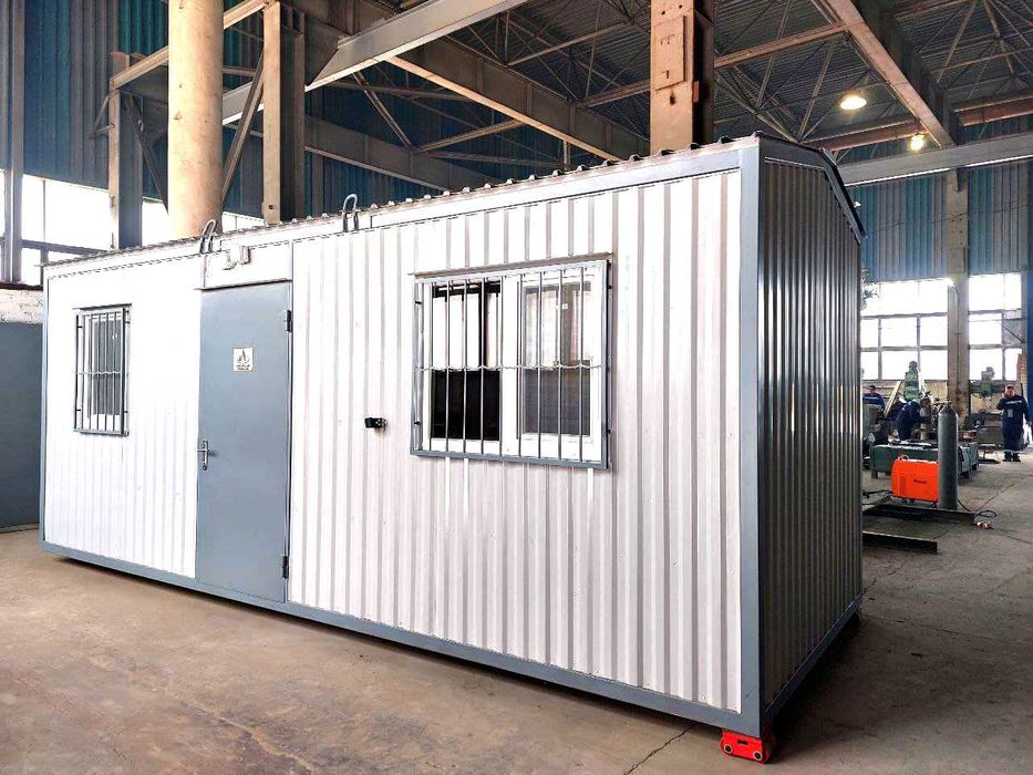 Металева битовка (контейнер вагончик). Вагончик будівельний.