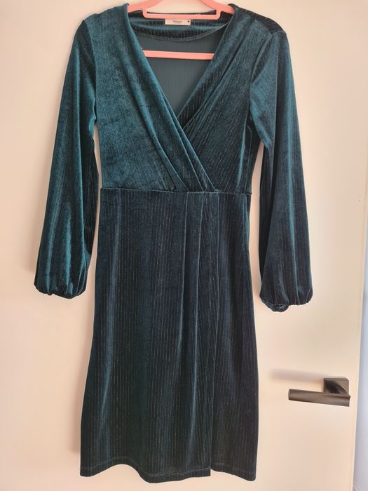 Sukienka welurowa Reserved r.36/ s
