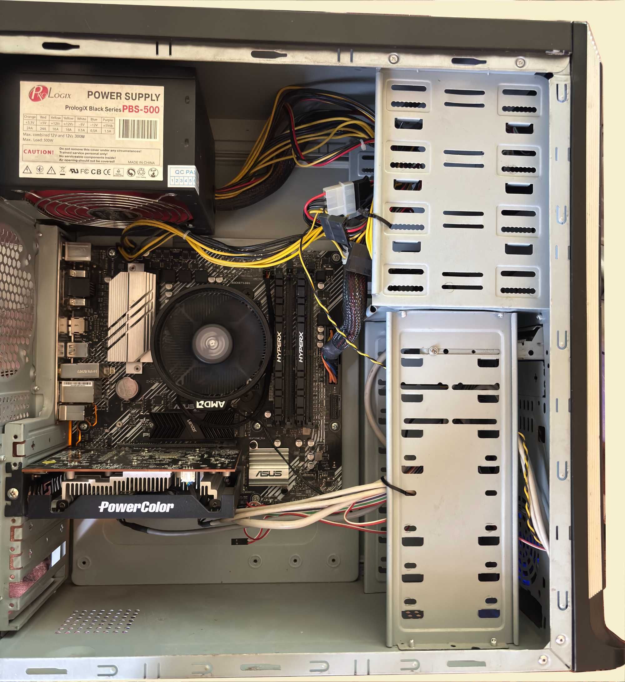 Системний блок AMD Ryzen 5 3600 DDR4 16Gb NVMe 512Gb Lexar Kb+Mouse
