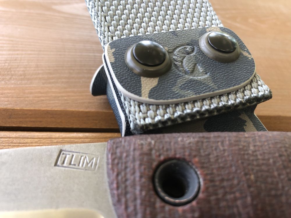 Noz Tlim, custom , mysliwski , bushcraft, edc kydex