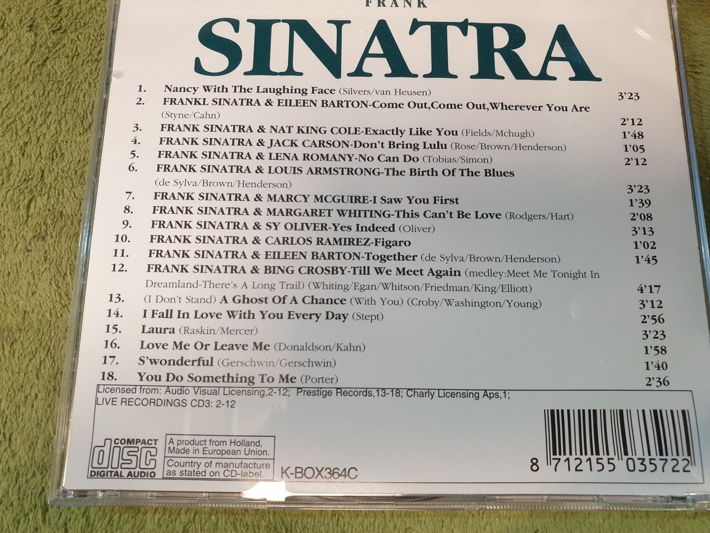 Frank Sinatra 3 CD.