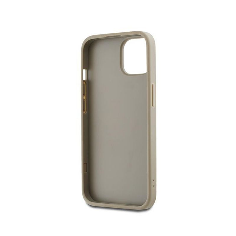 DKNY Wrist Strap Stock Logo - Etui iPhone 15 / 14 / 13 (beżowy)