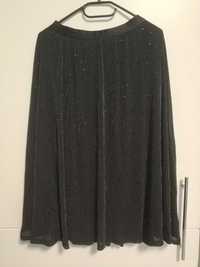Spódnica Orsay czarna w cekiny gwiazdki spódniczka sukienka na gumce