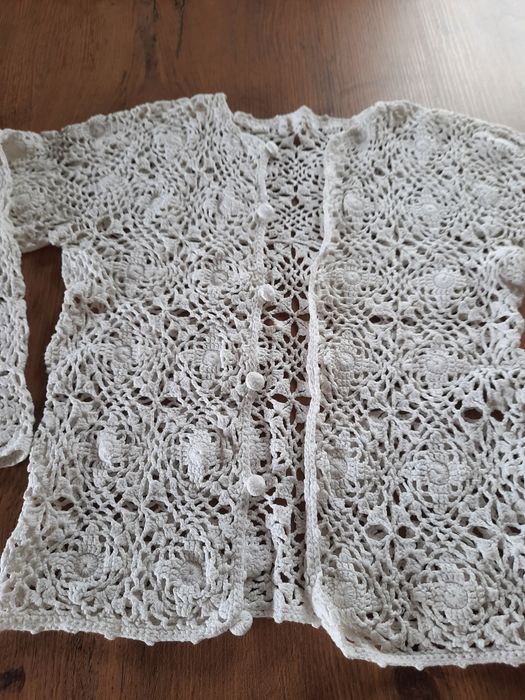 Bluzka top szydełkowy S /M 100 %bawełna