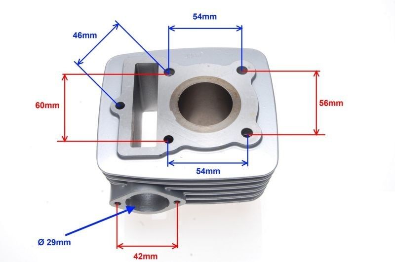 Cylinder ROMET ZETKA 4T 50ccm 39,00 mm kpl.