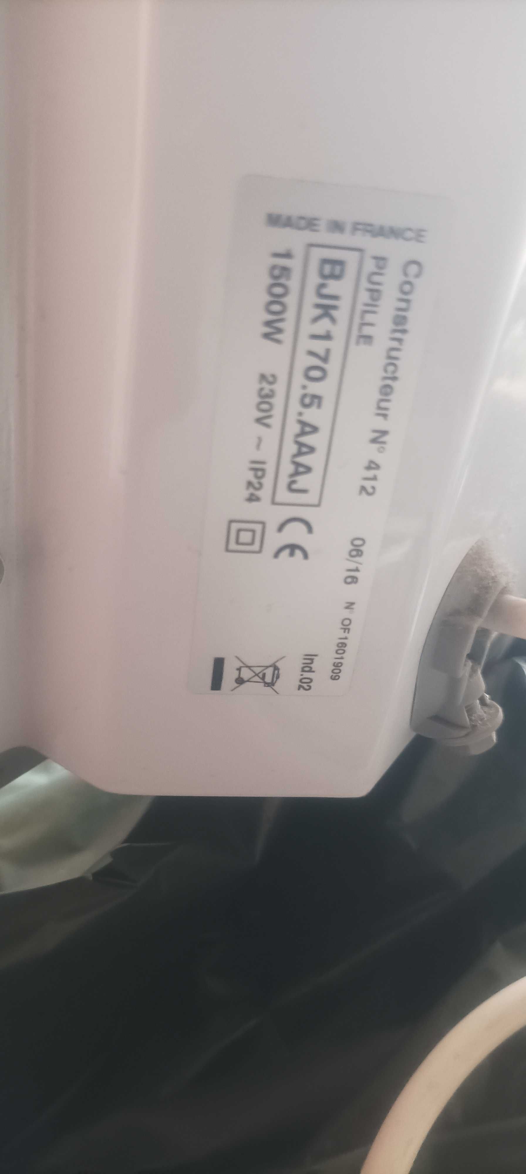 Secador de toalhas e aquecedor de casa de banho 1500w