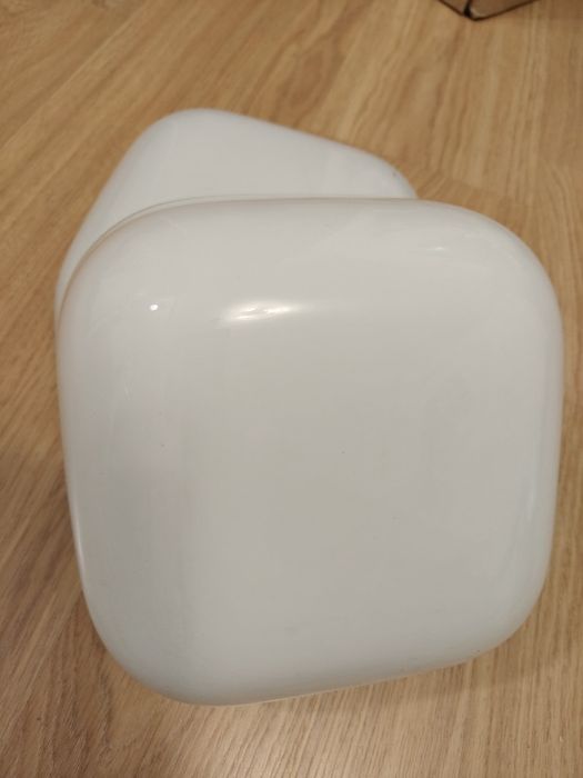 Klosze białe 20 cm x 20 cm dwie sztuki
