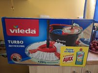 Mop obrotowy Vileda plus płyn AJAX